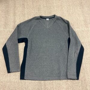 Vintage Old Navy Fleece Mens Medium Gray 2000s Y2K